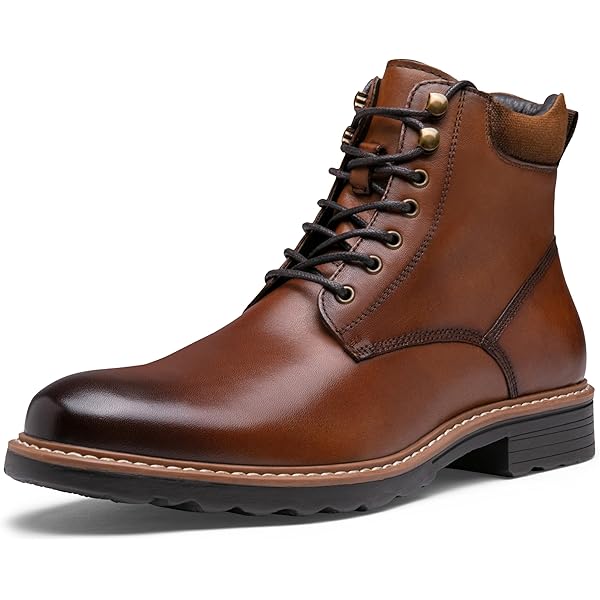 Amazon.com | Jousen Mens Chukka Boots Leather Dress Boots for Men