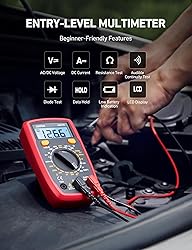 AstroAI Digital Multimeter Tester 2000 Counts with