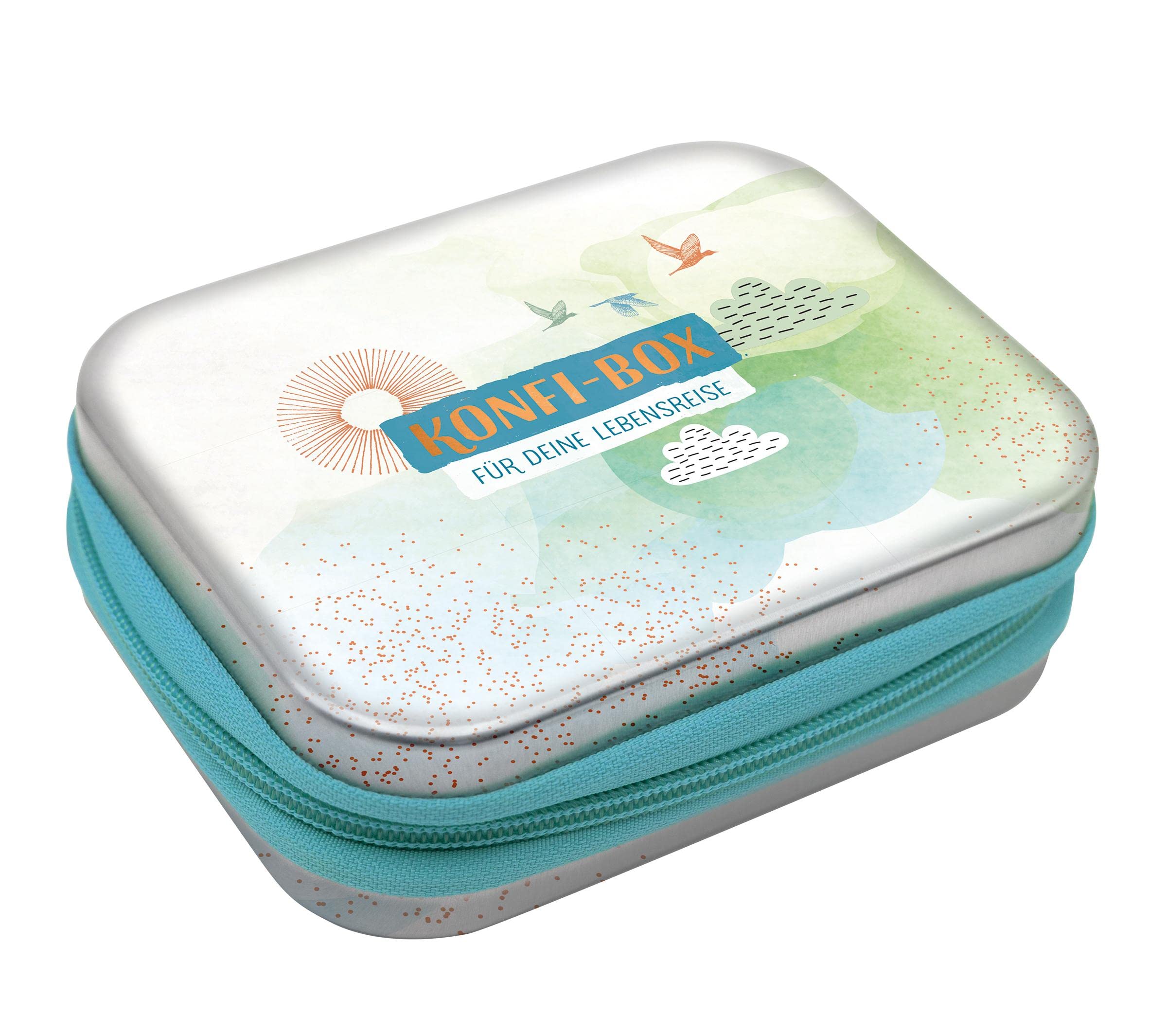 Brunnen-Verlag GmbH Konfi Box | Confirmation Gift Storage Box with Pen and Cards