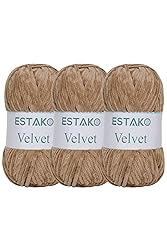 Estako Velvet (3- Skeins Pack) Chenille Blanket