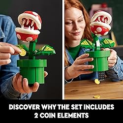 LEGO Super Mario Piranha Plant, Build and Display