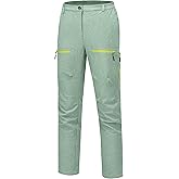 Little Donkey Andy Women's Windproof Hiking Cargo Pants Fleece Lined Water Repellent Ski Snow Softshell Pants