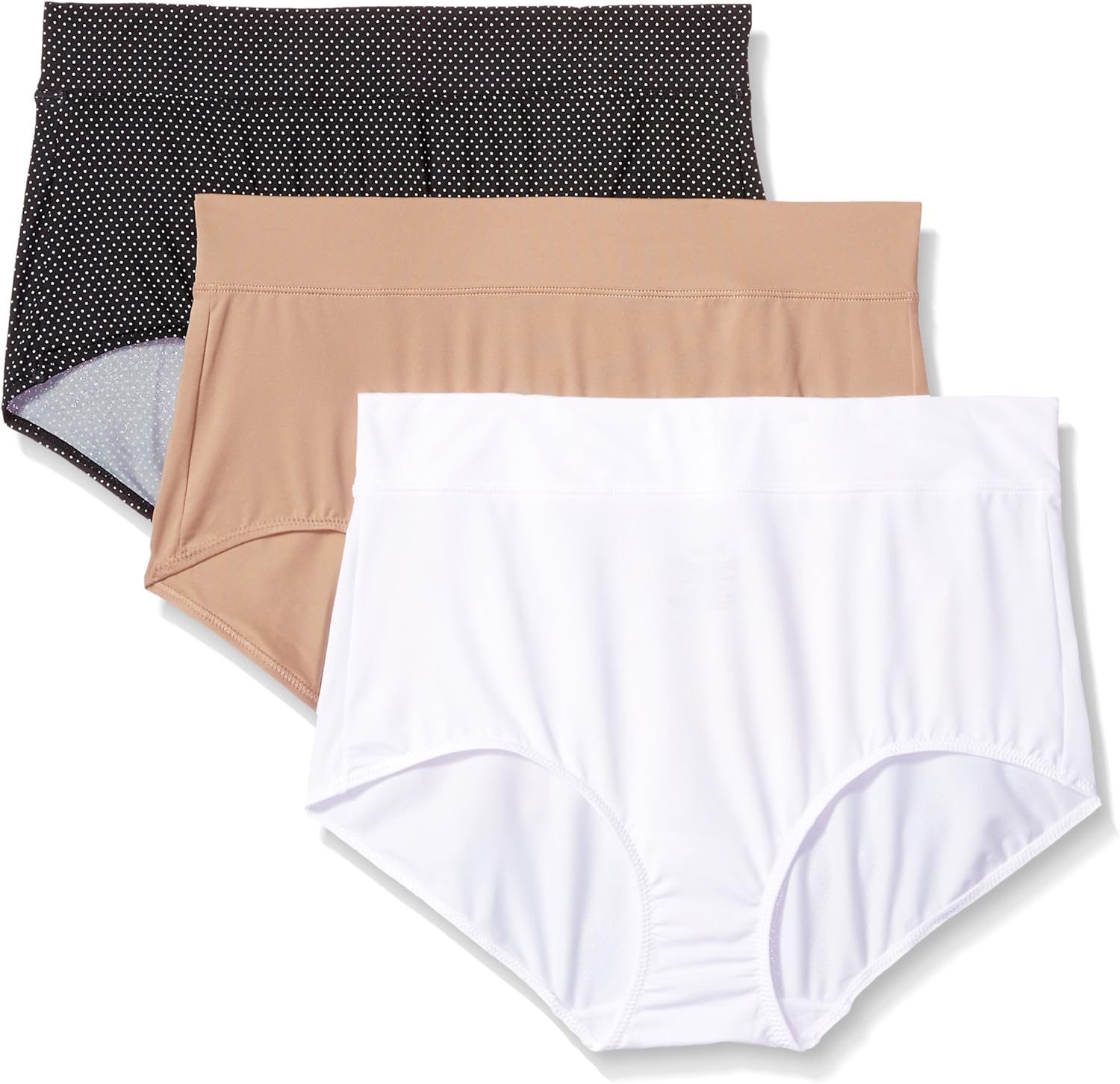 Warner's Women's Blissful Benefits No Muffin Top 3 Pack Brief Panty at  Women’s Clothing store