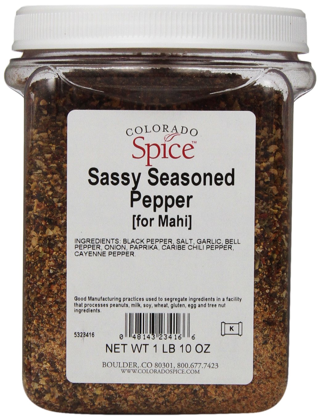 Colorado Spice Sassy Seasoned Pepper, 26Ounce Mixed