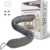 Weighted Door Draft Stopper, Under Door Seal for Bottom of Door, 36inch | Heavy Duty Under the Door Draft Blocker, Soundproof &amp; Thermal Insulation, Noise &amp; Wind Blocker, Gray