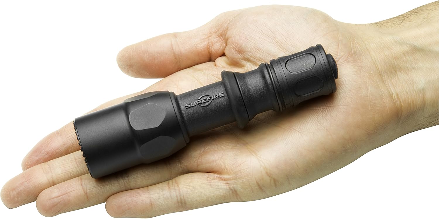 SureFire G2X Tactical Single-Output LED Flashlight with Tactical tailcap click switch, Black: Sports & Outdoors
