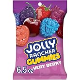 JOLLY RANCHER Gummies Very Berry Fruit Flavored Candy Bag, 6.5 oz | Very Berry Gummies with Blue Raspberry, Wild Strawberry, Black Cherry, Blackberry and Wild Berry Flavors, 6.5 oz