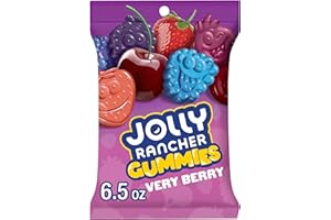 JOLLY RANCHER Gummies Very Berry Fruit Flavored Candy Bag, 6.5 oz