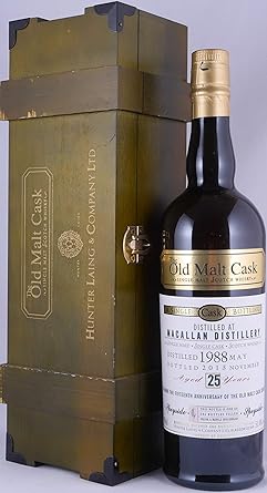 Macallan 25 Year Old 1988 Old Malt Cask 15th Anniversary Single Malt Whisky Amazon Co Uk Beer Wine Spirits
