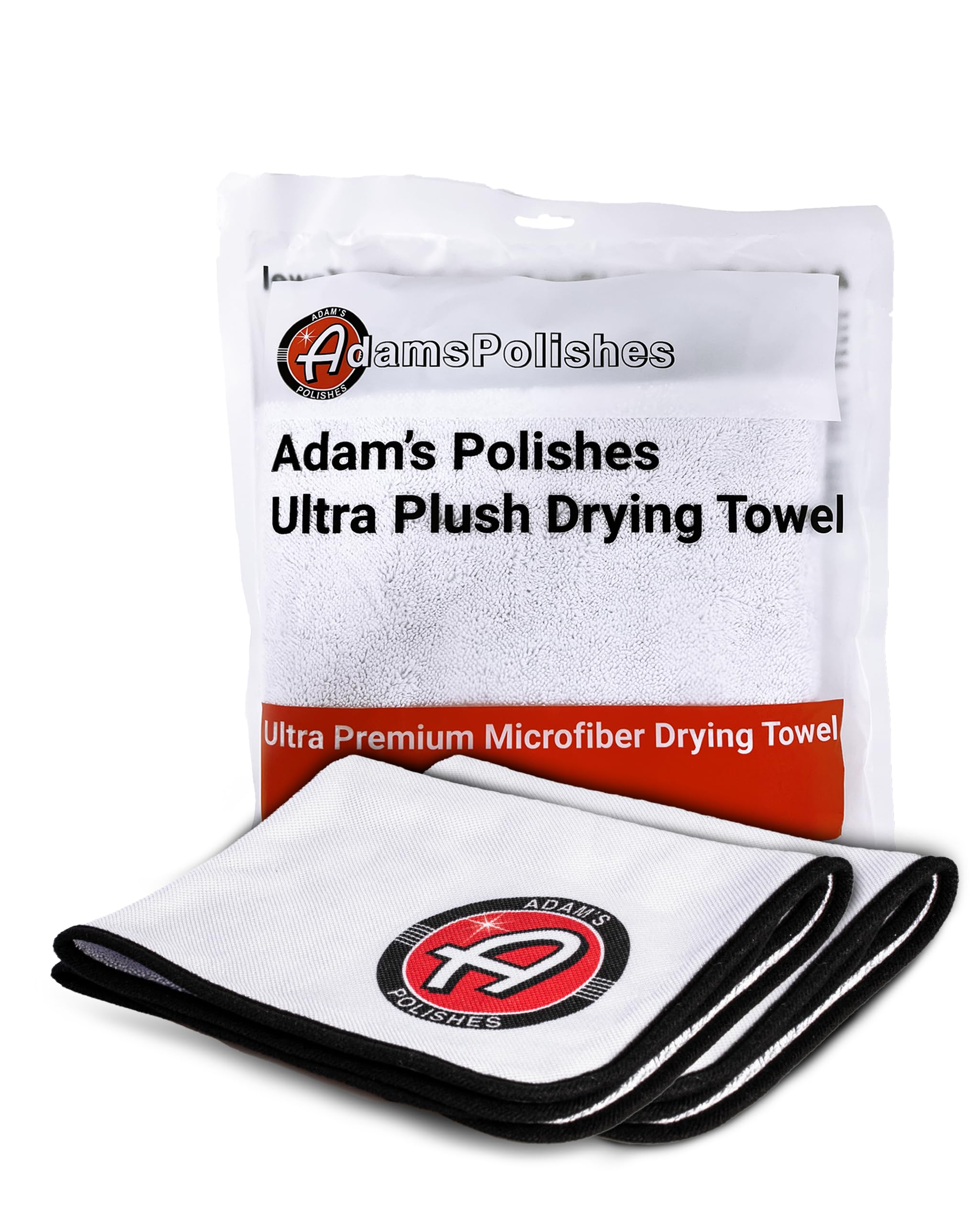 Adam's Ultra Plush Drying Towel - Microfiber Towel Cloths in Mini & Large Sizes to for Detailing & Drying Your Vehicle (Ultra Plush (24x36)