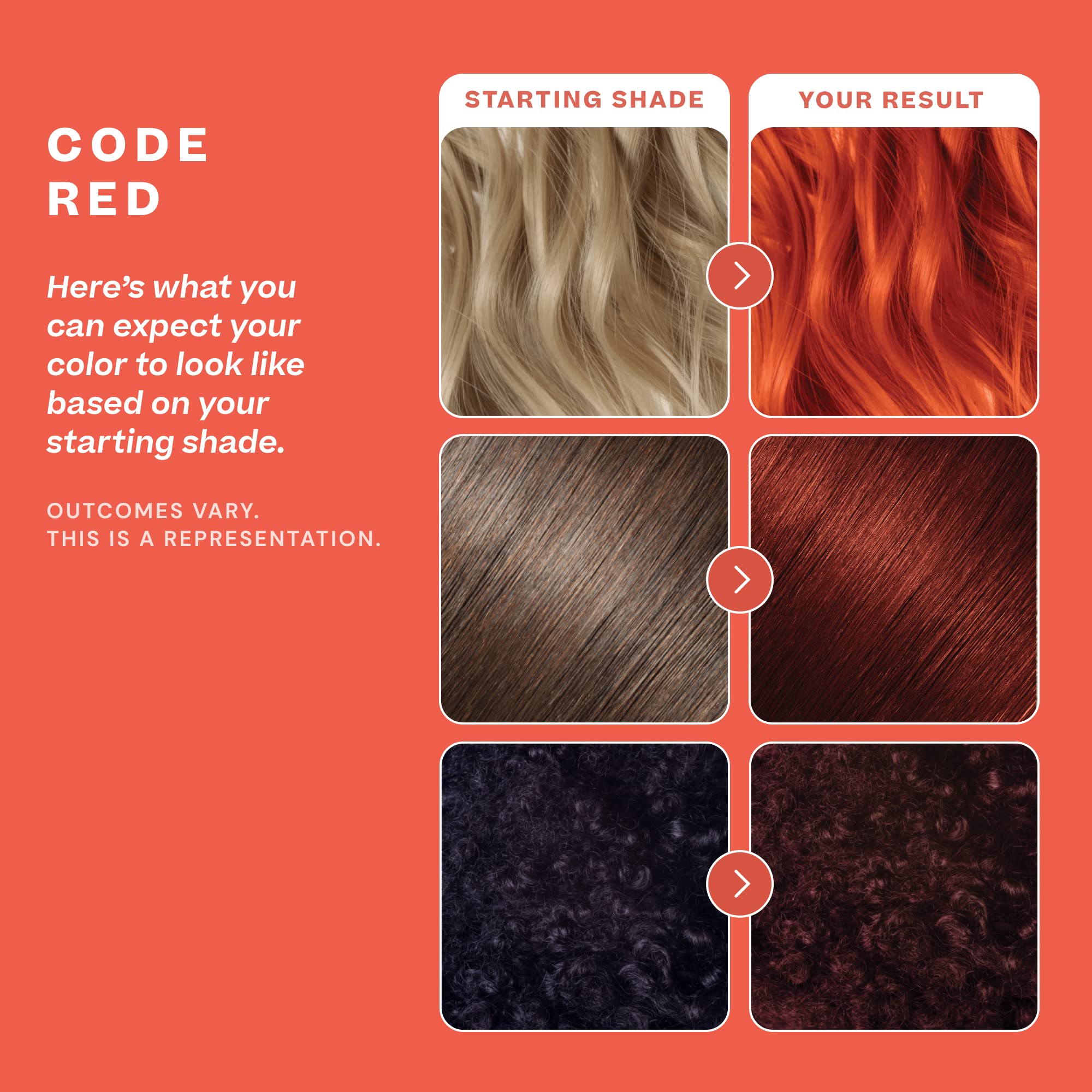 Hally Hair Color Cloud Hair Dye (Code Red) - Demi-Permanent Foam Hair Color for Women & Men - Mess-Free & Long-Lasting Hair Dye Kit, Hair Coloring Products Wash Out in 4-6 Weeks, Vegan