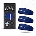 COLD FACTOR Instant Cooling Headband 3 Pack | Advanced Evaporative Comfort for Sports & Outdoor | UPF 50+ Protection | Long-Lasting Coolness | Ideal for Fitness, Hiking, Yoga, & Running