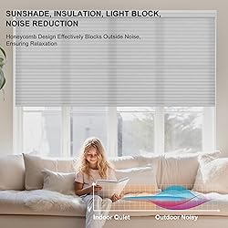 Boolegon Light Filtering Cellular Shades Cordless