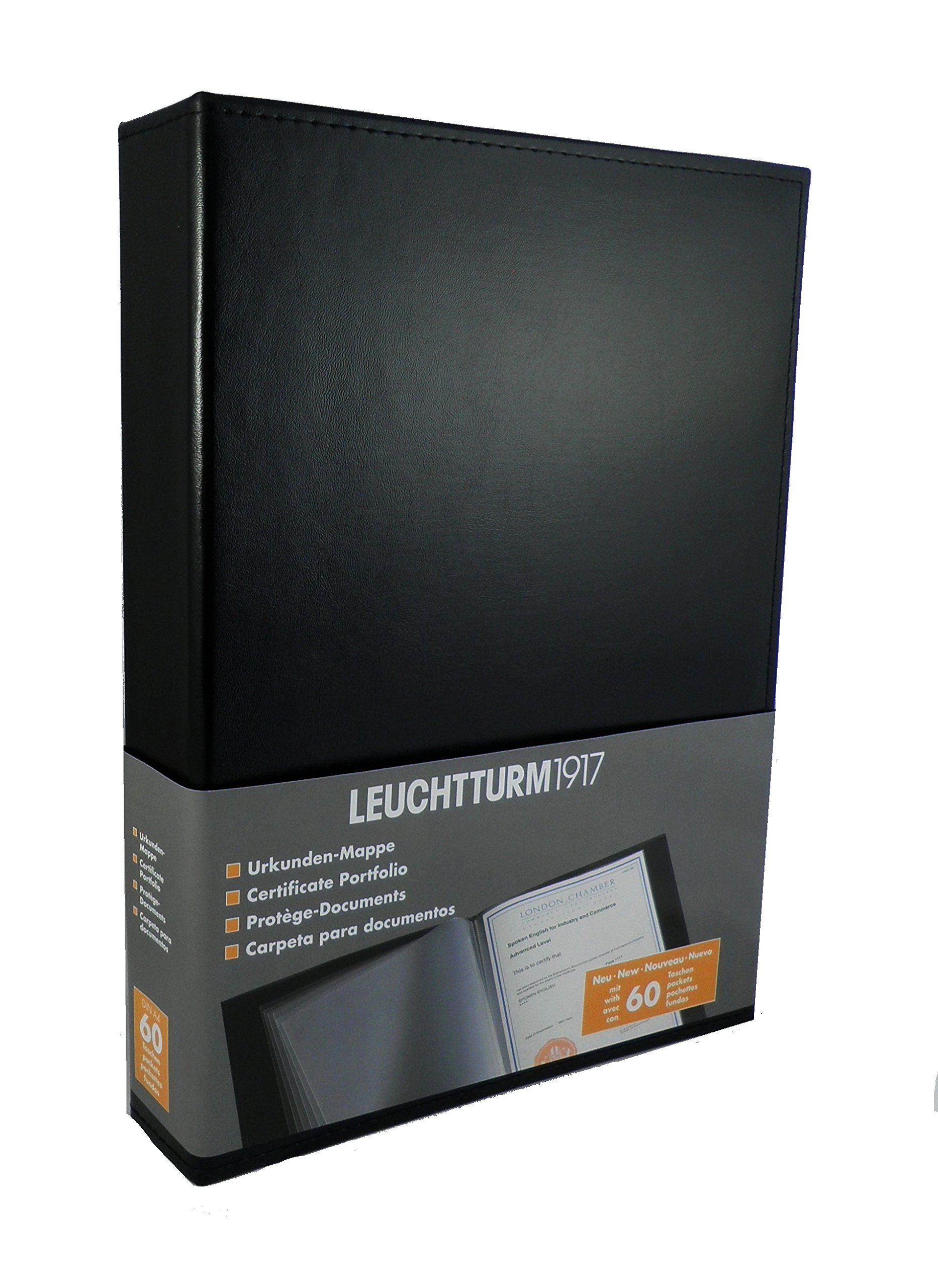 LEUCHTTURM1917 (342494) Document Album with 60 Pockets (A4) Black