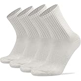 Socks Daze Merino Wool Cushioned Hiking Socks for Men Women, Warm Crew Walking & Boot Socks for Trekking, Work, Outdoor