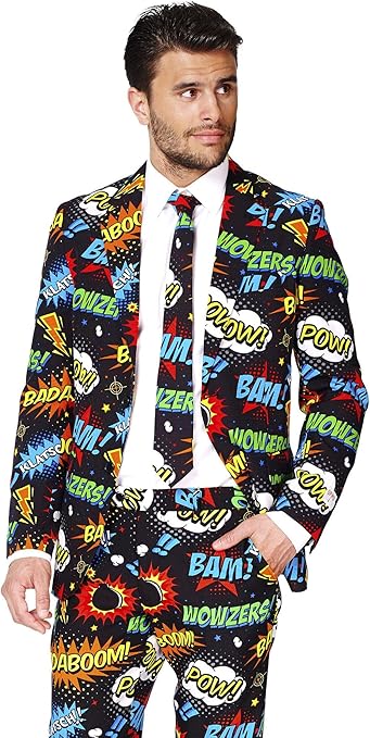 Pantaloni e Cravatta Completo: Giacca EU 56 opposuits Abiti Divertenti per Natale Braveheart