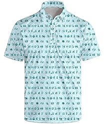 Funny Golf Shirts for Men Crazy Short Sleeve Golf