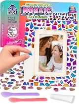 Purple Ladybug Decorate Your Own Photo Frame Mosaic Kit