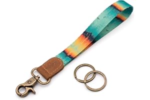 POCKT Lanyard for Keys Wristlet Strap Key Chain Holder for Men and Women - Cool Hand Wrist Lanyards for Keys and Wallets | Grunge