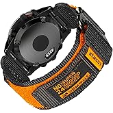20mm Military Strap Compatible with Garmin Fenix 8 43mm /7S/7S Pro/6S/6S Pro/6S Sapphire/5S/5S Plus/5S Sapphire, Instinct 2S, Descent MK1S/2S, D2 Delta S, Approach S70-42mm, Replacement Nylon Sports Watch Band