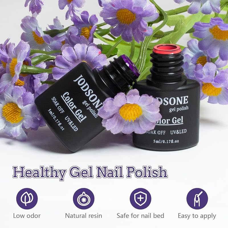 Kit de esmalte de uñas de Gel de 20 colores con Base de luz UV capa superior mate Gel de uñas vibrante de alto brillo equipado con herramientas de manicura… — foto 6 de 8