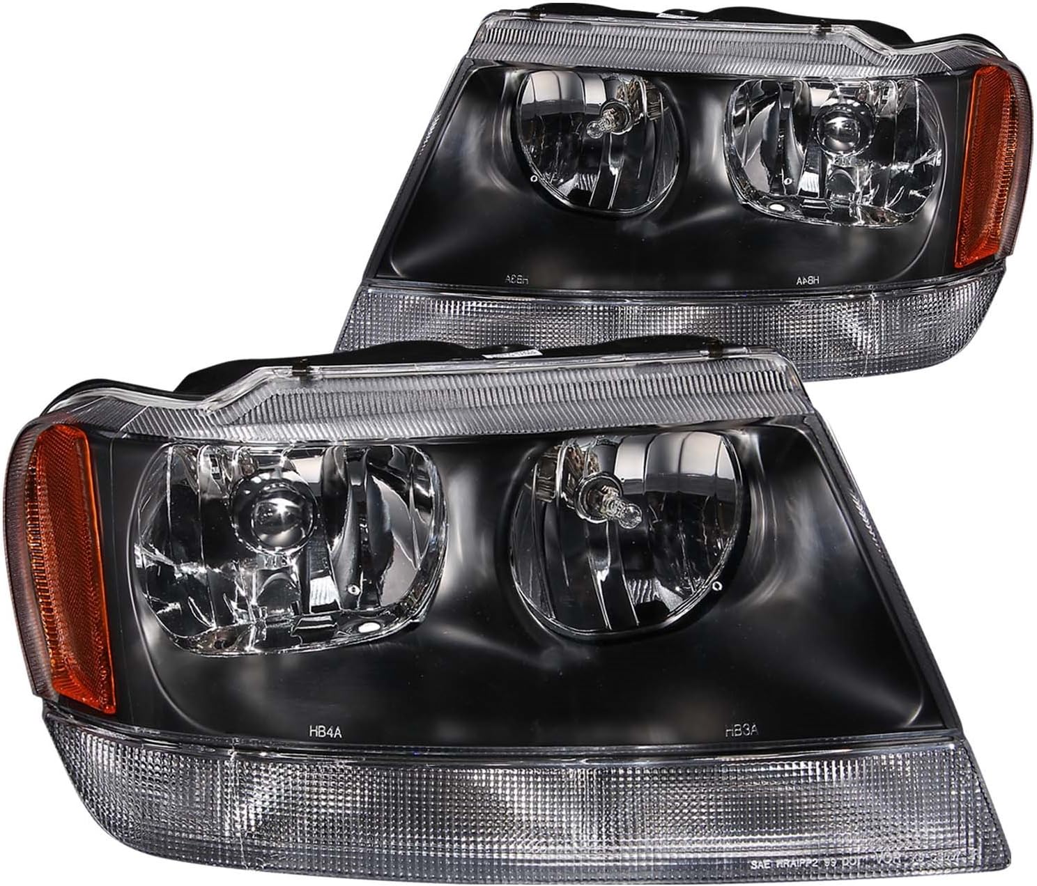 2002 jeep grand cherokee headlight assembly