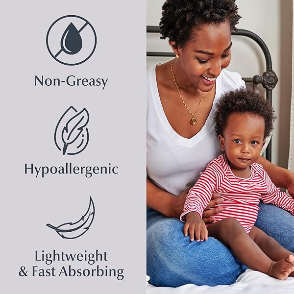 EUCERIN BABY BODY LOTION, HYPOALLERGENIC AND FRAGRANCE FREE BABY LOTION WITH PRO-VITAMIN B5 AND SHEA BUTTER, 13.5 FL OZ BOTTLE