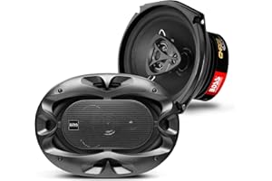 BOSS Audio Systems CH6930B 6 x 9 Inch Car Door Speakers - 400 Watts Max (Pair), Coaxial, 3 Way, Full Range, 4 Ohms, Sold in Pairs, Bocinas para Carro