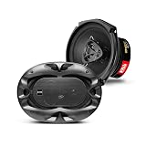 BOSS Audio Systems CH6930B 6 x 9 Inch Car Door Speakers - 400 Watts Max (Pair), Coaxial, 3 Way, Full Range, 4 Ohms, Sold in Pairs, Bocinas para Carro