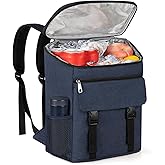 Cooler Backpack Soft Insulated Leak Proof 30 Cans Insulated Backpack Cooler Portable Picnic Camping Beach Hiking BBQ Lunch Backpack for Men and Women