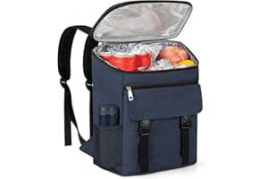 OCKLILY Cooler Backpack Soft Insulated Leak Proof 30/40/50/54 Cans Insulated Backpack Cooler Portable Picnic Camping Beach Hiking BBQ Lunch Backpack for Men and Women