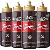 Torani Puremade Sauce, Dark Chocolate, 16.5 Ounces (Pack of 4)