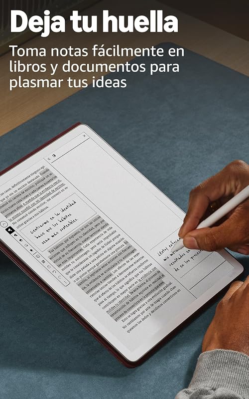 Kindle Scribe (última geração): mais fino, mais leve e mais rápido, com ecrã de 11" semelhante a papel e luz frontal; escrever em cadernos, documentos e livros (32GB)