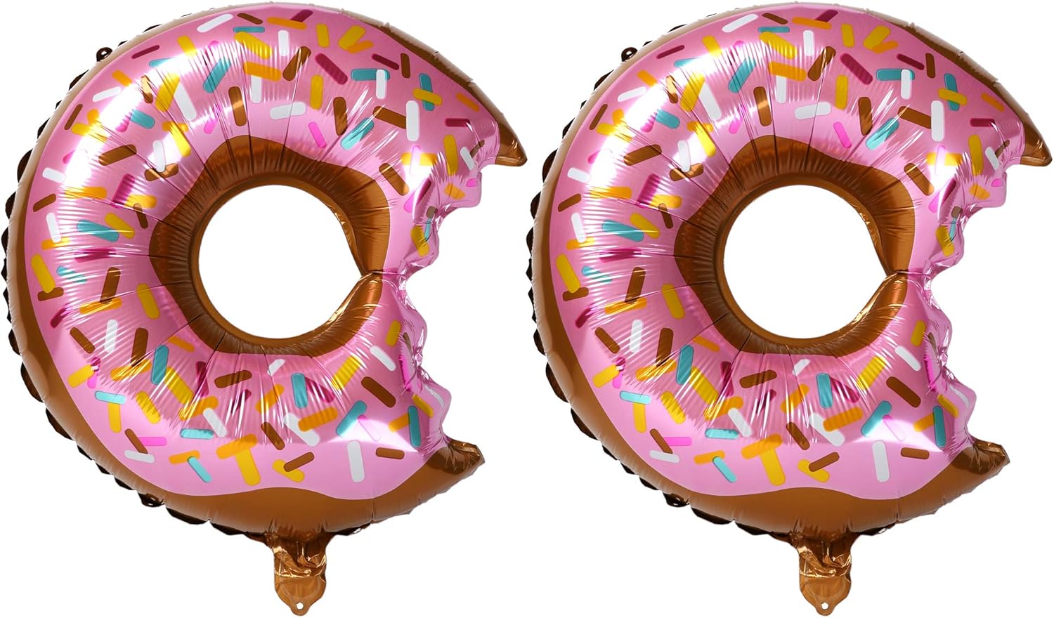 Amazon Com 2 Pcs Big Donut Foil Balloons Large Mylar Doughnut
