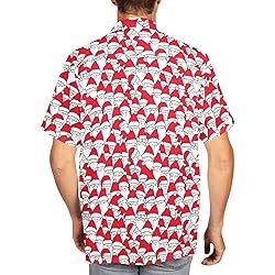 HUGLAZY Funny Hawaiian Christmas Shirts for Men