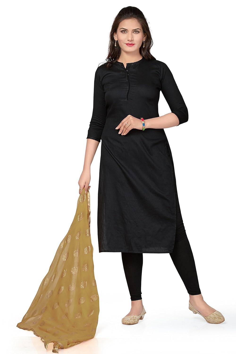 rani saahiba women's chiffon dupatta