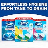 Bloo 3in1 Toilet Blocks 2 Pack Lemon Cistern Cleaner Foaming Limescale view 8