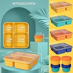 TOUWMX Original 40OZ Lunchable Container with
