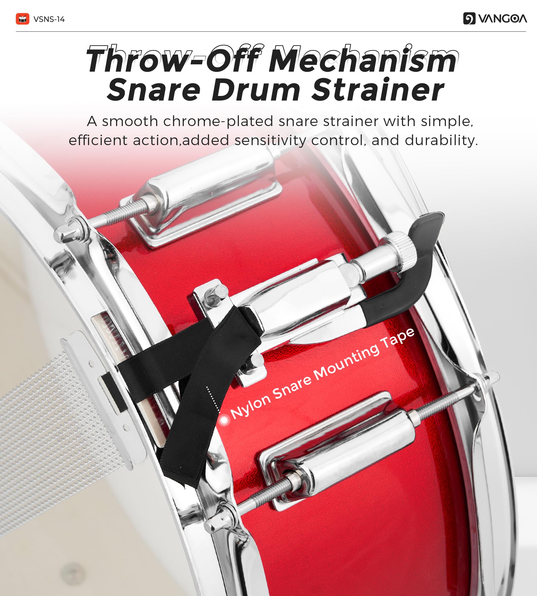 Vangoa Snare Drum Set with Remo Head 14" x