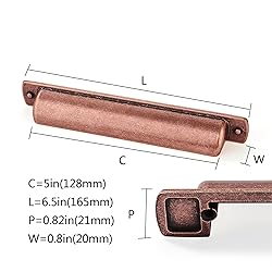 CABDM 6 Pack Cup Pulls 5"(128mm) Center to Center