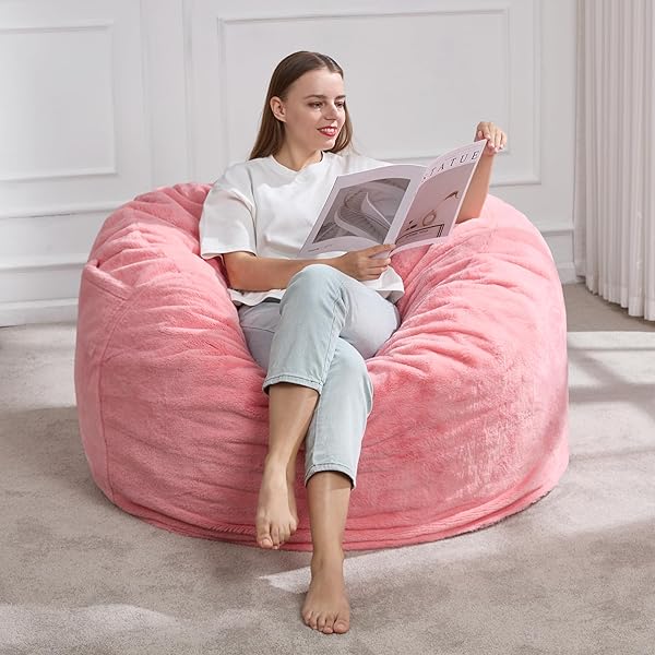 HOBESTLUK 3FT BEAN BAG CHAIRS FOR ADULTS LARGE...
