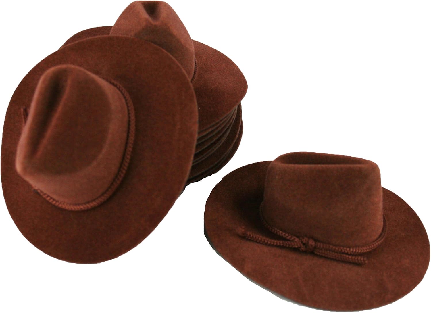 brown felt cowboy hat