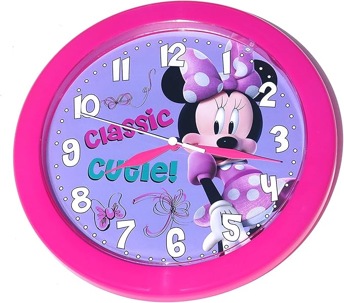 Minnie mouse, Disney Junior Minnie reloj de pared, tamaño 9 "flecha