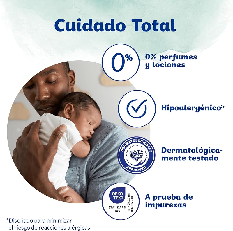 Fraldas Dodot Total Care Tamanho 1, 105 Fraldas, 2kg-5kg, Proteção Delicada da Pele