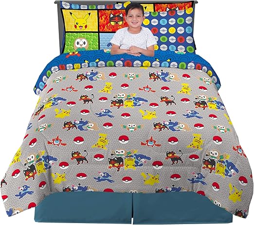 pokemon bed sheets full
