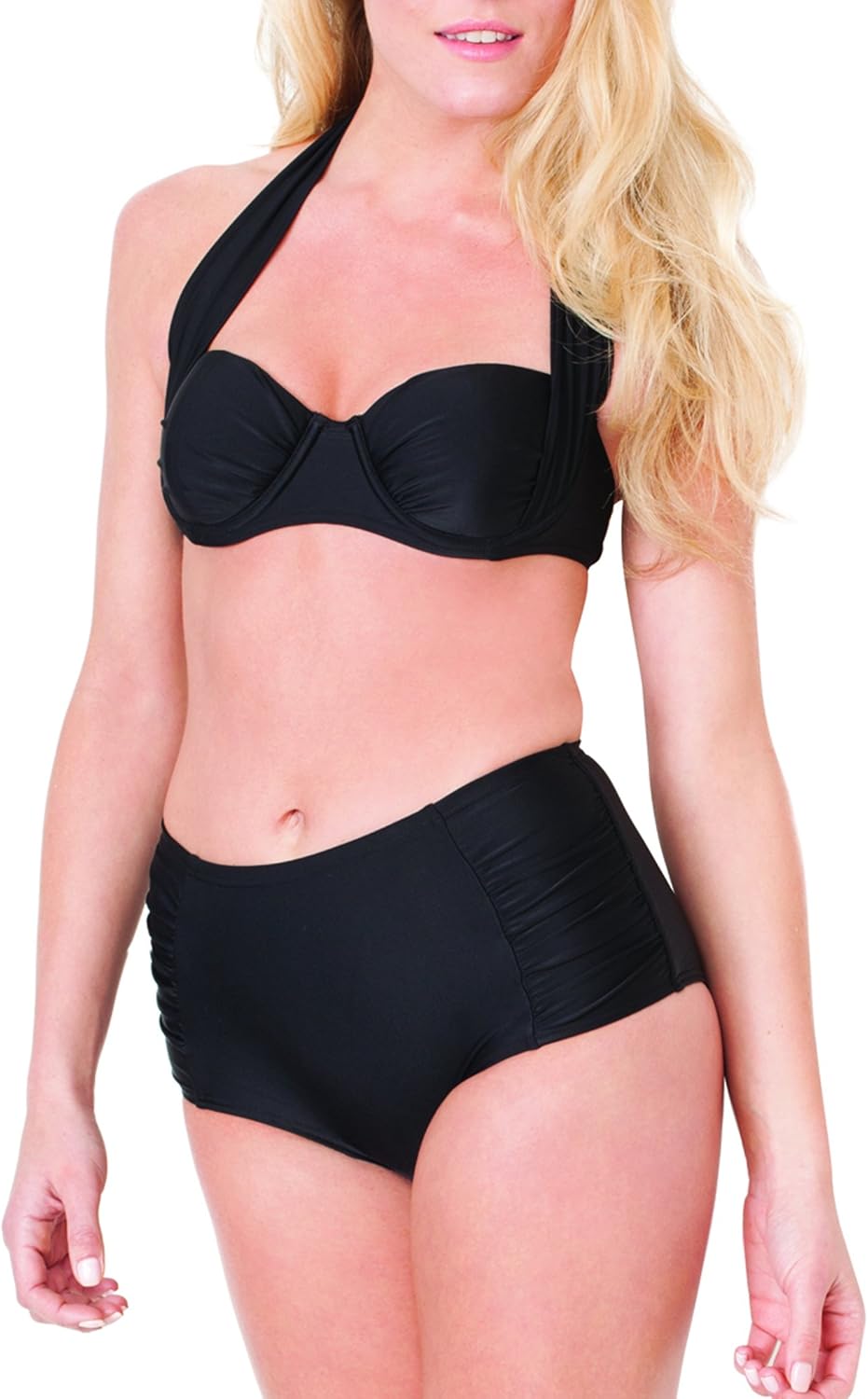 shaping high waisted bikini