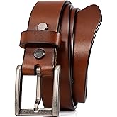 WOLFANT Thicken Full Grain Heavy Duty Belts for Men,100% Italian Real Solid Leather