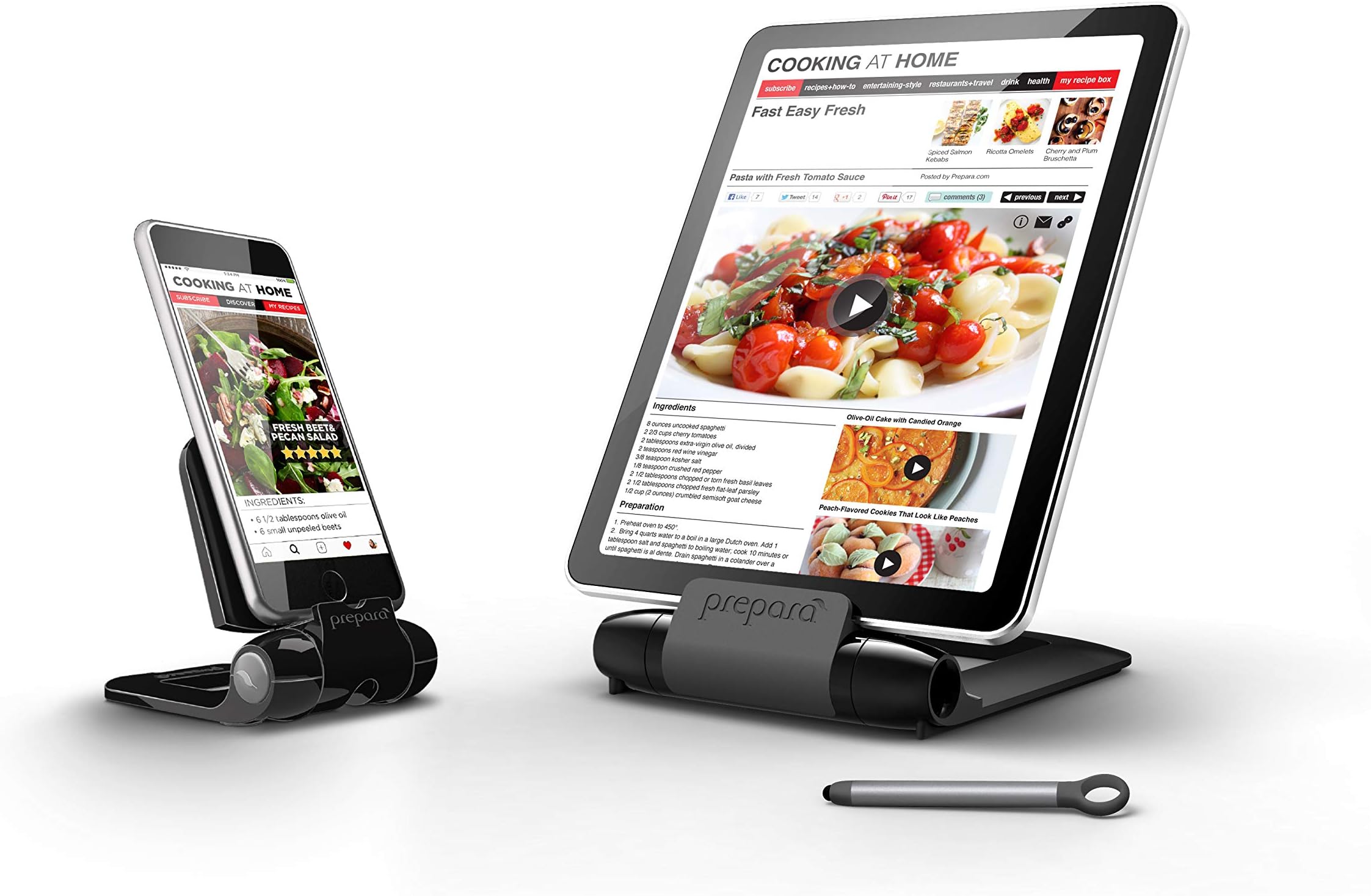 Prepara Kitchen Companions Tablet, iPrep Mini Bundled Set, One Size, Black