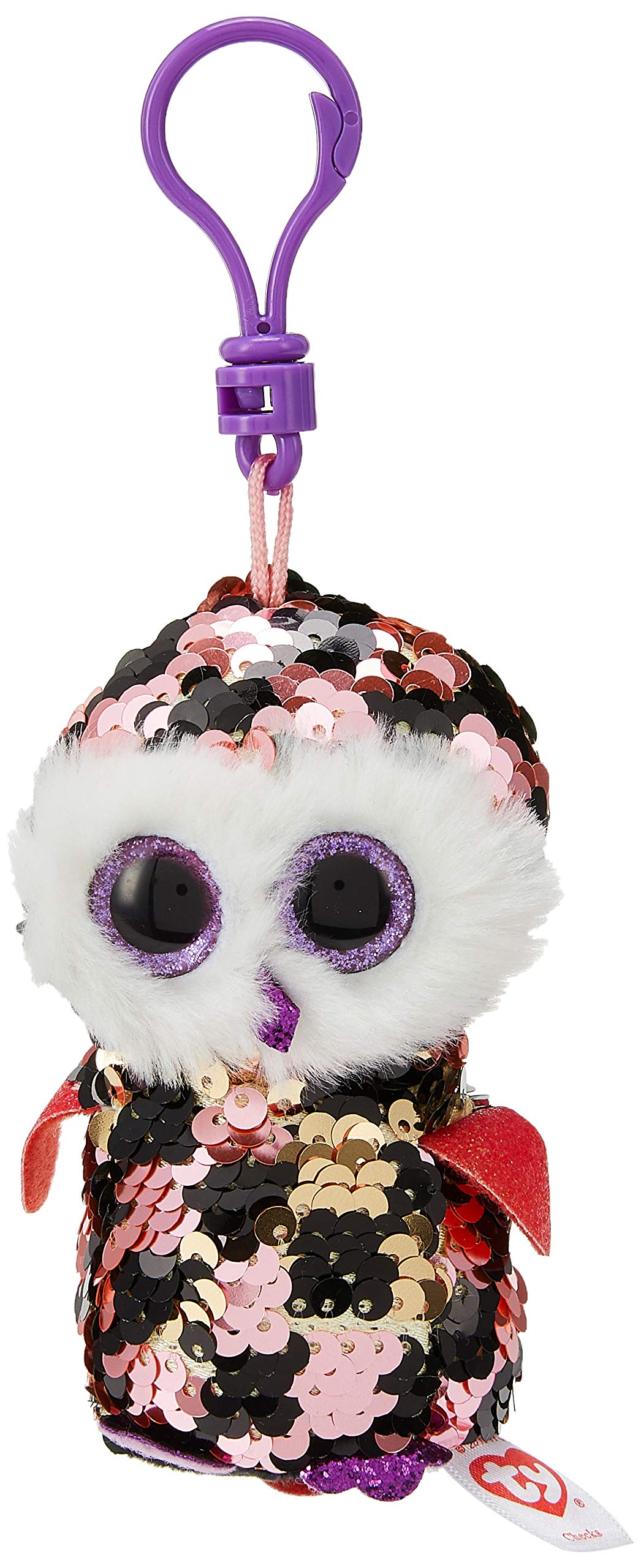 TY Checks Owl Flippable - Clip