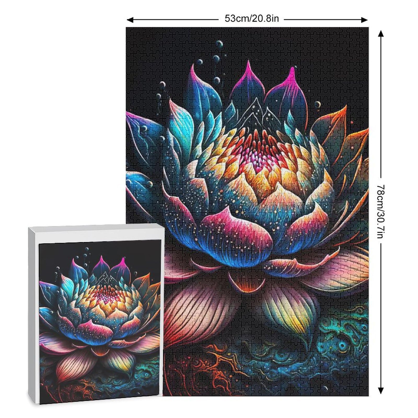 Mua Lotus Flower Wooden Jigsaw Puzzles 1000 Piece Puzzle For Adults ...